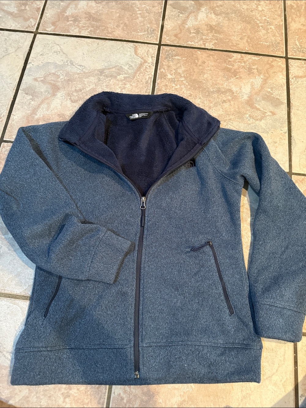 The North Face Women’s Navy Full-Zip Fleece Jacket